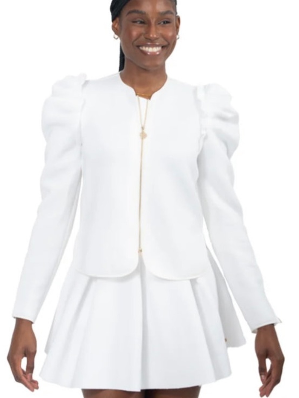 Emily McCarthy Ava Jacket White